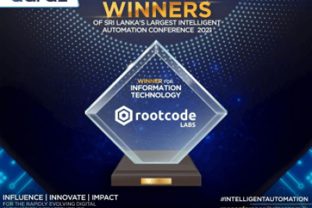 Rootcode AI wins the intelligent automation award at the digital genesis conference 2021